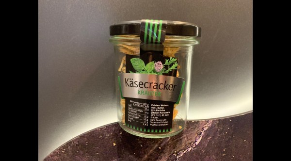 Stollenkäse Cracker Kräuter 